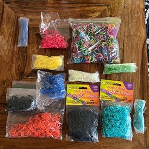 Variety of Colors Stretch Band Bracelet Loops